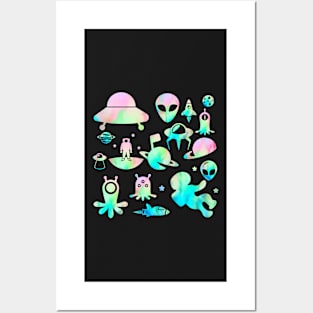 Pastel Space Medley Posters and Art